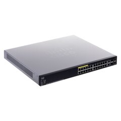 Cisco SG550X-24MP-K9 Managed L3 Gigabit Ethernet (10/100/1000) Black 1U Power over Ethernet (PoE) cena un informācija | Komutatori (Switch) | 220.lv