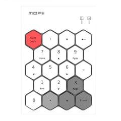 Беспроводная цифровая клавиатура MOFII SK-660AG 2.4G (белая) цена и информация | Клавиатуры | 220.lv