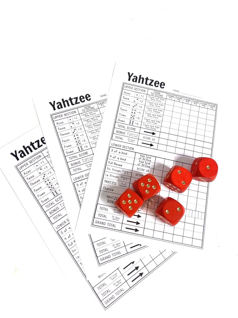 Galda spēle Yatzy cena un informācija | Galda spēles | 220.lv
