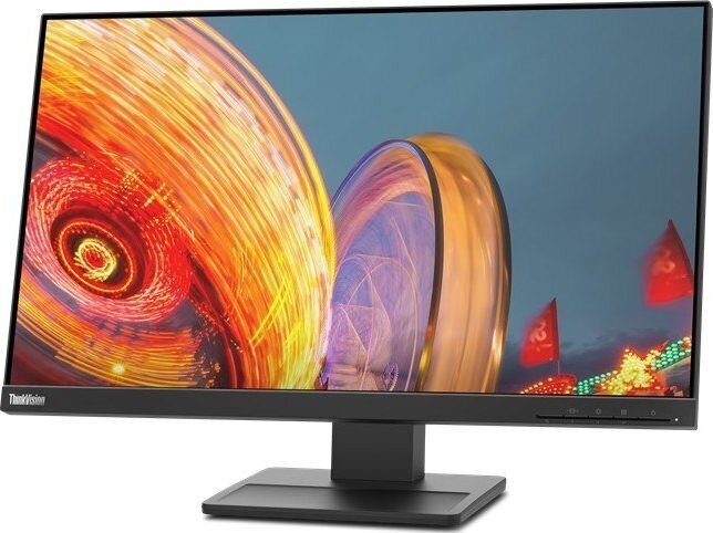 Lenovo ThinkVision E24q-20 23.8" 4 ms 300 nits HDMI, DP Raven Black cena un informācija | Monitori | 220.lv