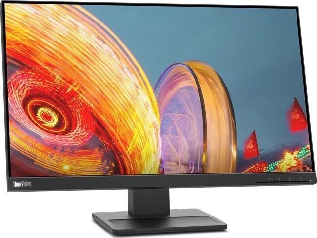 Lenovo ThinkVision E24q-20 23.8" 4 ms 300 nits HDMI, DP Raven Black cena un informācija | Monitori | 220.lv