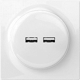 Ligzda-kontaktligzda - 2x USB, Fibaro Walli N, balta цена и информация | Elektrības slēdži, rozetes | 220.lv