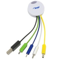 Adaptera atslēgu piekariņš USB 5in1 Akyga AK-AD-51 цена и информация | Адаптеры и USB разветвители | 220.lv