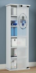 Шкаф для медикаментов Gusal XXL, белый цена и информация | Шкафчики для ванной | 220.lv