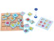 Koka puzles galda spēles atmiņas augļi un formas cena un informācija | Attīstošās rotaļlietas | 220.lv