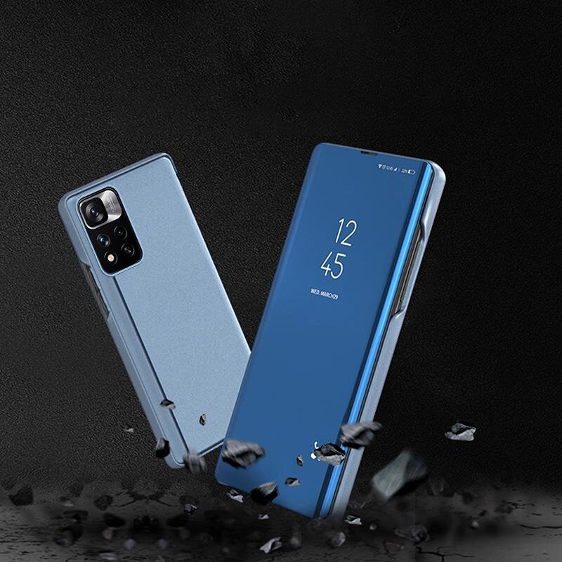 Hurtel Clear View Case paredzēts Realme 9 Pro + (9 Pro Plus), melns cena un informācija | Telefonu vāciņi, maciņi | 220.lv