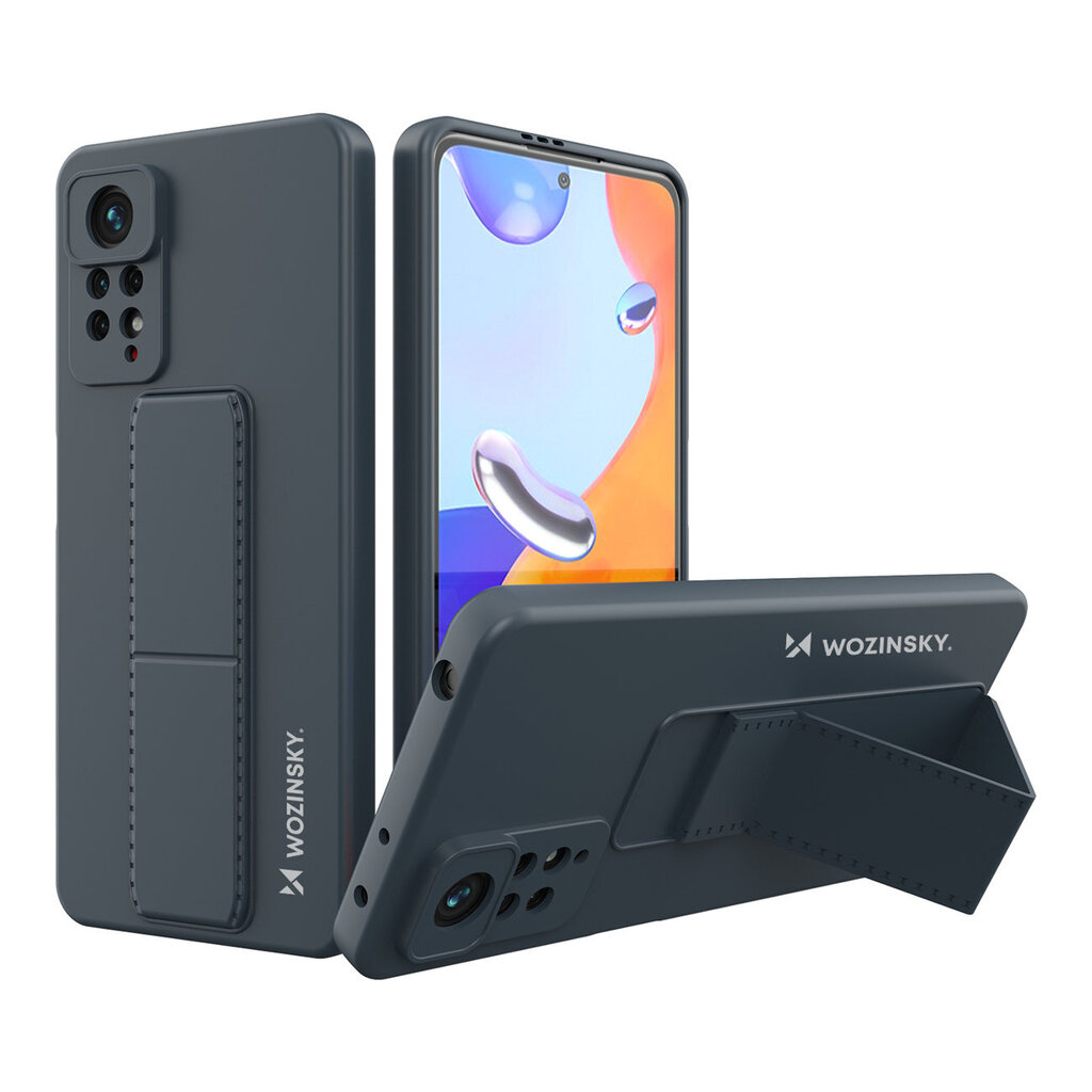 Wozinsky Kickstand Case paredzēts Xiaomi Poco X4 Pro 5G, zils cena un informācija | Telefonu vāciņi, maciņi | 220.lv