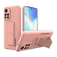 Wozinsky Kickstand Case paredzēts Xiaomi Poco M4 Pro 5G, rozā cena un informācija | Telefonu vāciņi, maciņi | 220.lv