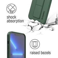 Wozinsky Kickstand Case paredzēts Samsung Galaxy S22 +, melns cena un informācija | Telefonu vāciņi, maciņi | 220.lv