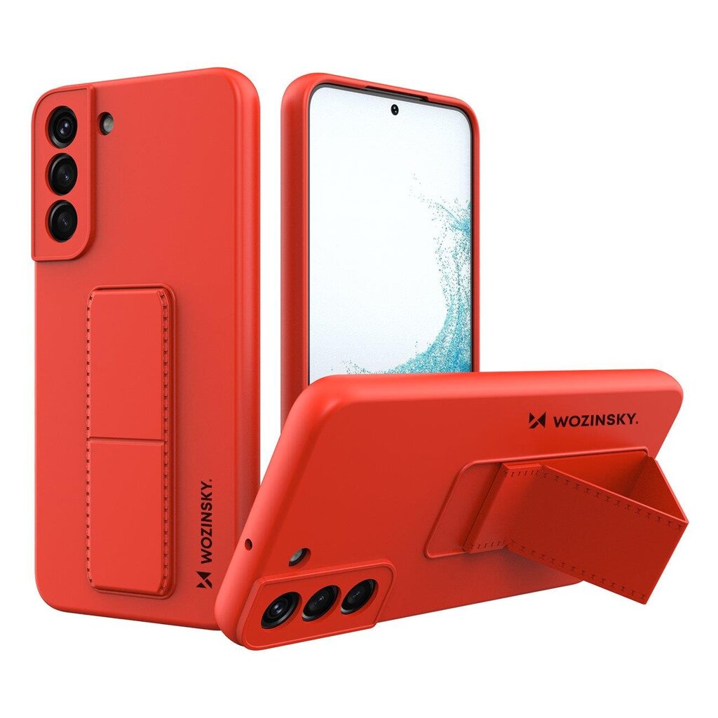 Wozinsky Kickstand Case paredzēts Samsung Galaxy S22 +, sarkans цена и информация | Telefonu vāciņi, maciņi | 220.lv