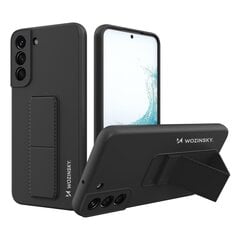 Wozinsky Kickstand Case paredzēts Samsung Galaxy S22, melns cena un informācija | Telefonu vāciņi, maciņi | 220.lv