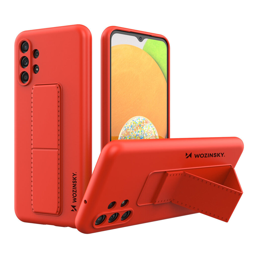 Wozinsky Kickstand Case paredzēts Samsung Galaxy A13 5G, sarkans цена и информация | Telefonu vāciņi, maciņi | 220.lv