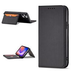 Hurtel Magnet Card Case paredzēts iPhone 12 Pro, melns cena un informācija | Telefonu vāciņi, maciņi | 220.lv