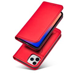 Hurtel Magnet Card Case paredzēts iPhone 12 Pro, sarkans cena un informācija | Telefonu vāciņi, maciņi | 220.lv
