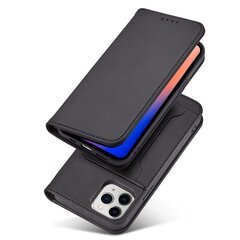 Чехол Hurtel Magnet Card для iPhone 12 Pro Max, чёрный цена и информация | Чехлы для телефонов | 220.lv