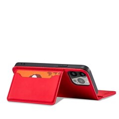 Hurtel Magnet Card Case paredzēts iPhone 13 mini, sarkans цена и информация | Чехлы для телефонов | 220.lv