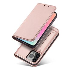 Hurtel Magnet Card Case paredzēts iPhone 13 Pro Max, rozā cena un informācija | Telefonu vāciņi, maciņi | 220.lv