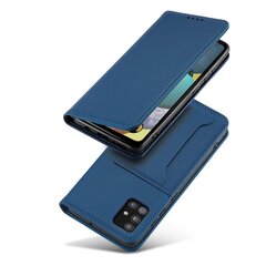 Чехол Hurtel Magnet Card для Xiaomi Redmi Note 11, синий цена и информация | Чехлы для телефонов | 220.lv