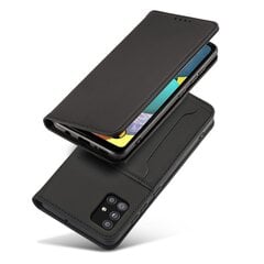 Чехол Hurtel Magnet Card для Xiaomi Redmi Note 11 Pro, чёрный цена и информация | Чехлы для телефонов | 220.lv
