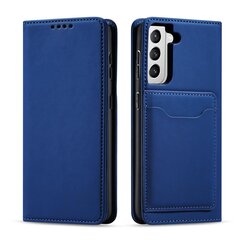 Hurtel Magnet Card Case paredzēts Samsung Galaxy S22, zils cena un informācija | Telefonu vāciņi, maciņi | 220.lv