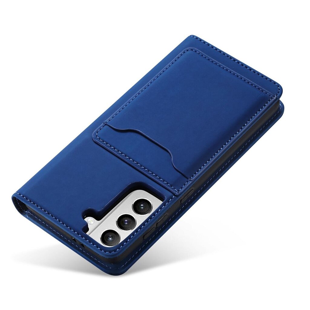 Hurtel Magnet Card Case paredzēts Samsung Galaxy S22, zils cena un informācija | Telefonu vāciņi, maciņi | 220.lv