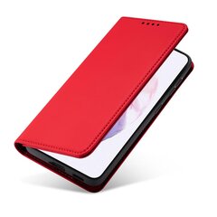 Чехол Hurtel Magnet Card для Samsung Galaxy S22, красный цена и информация | Чехлы для телефонов | 220.lv