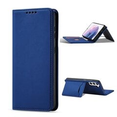 Hurtel Magnet Card Case paredzēts Samsung Galaxy S22 + (S22 Plus), zils cena un informācija | Telefonu vāciņi, maciņi | 220.lv