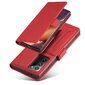 Hurtel Magnet Card Case paredzēts Samsung Galaxy S22 Ultra, sarkans цена и информация | Telefonu vāciņi, maciņi | 220.lv