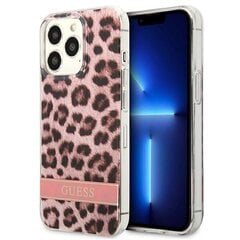 Guess Case GUHCP13XHSLEOP iPhone 13 Pro Max, rožinis cena un informācija | Telefonu vāciņi, maciņi | 220.lv