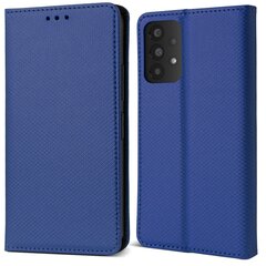 Магнитный откидной футляр с держателем для карт и подставкой Moozy для Samsung Galaxy A13, темно-синий  цена и информация | Чехлы для телефонов | 220.lv