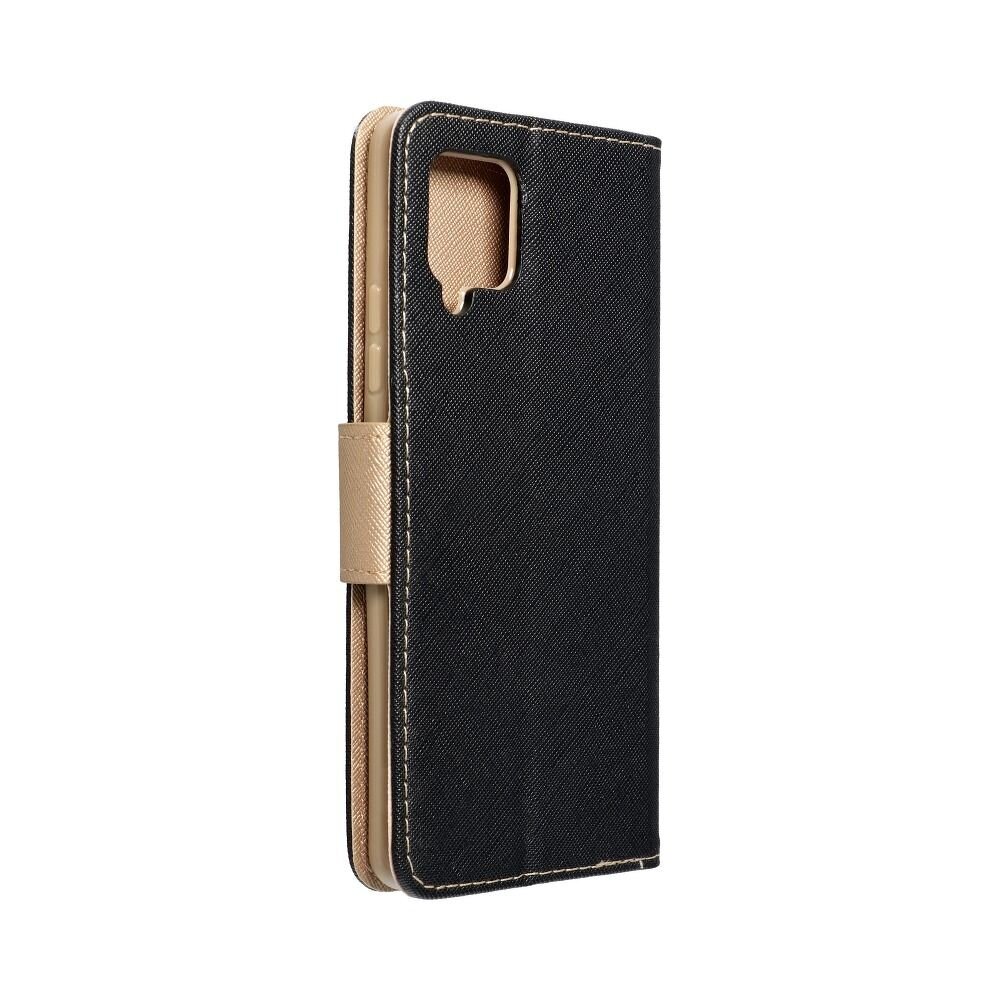 Book case for SAMSUNG A22 5G black / gold цена и информация | Telefonu vāciņi, maciņi | 220.lv