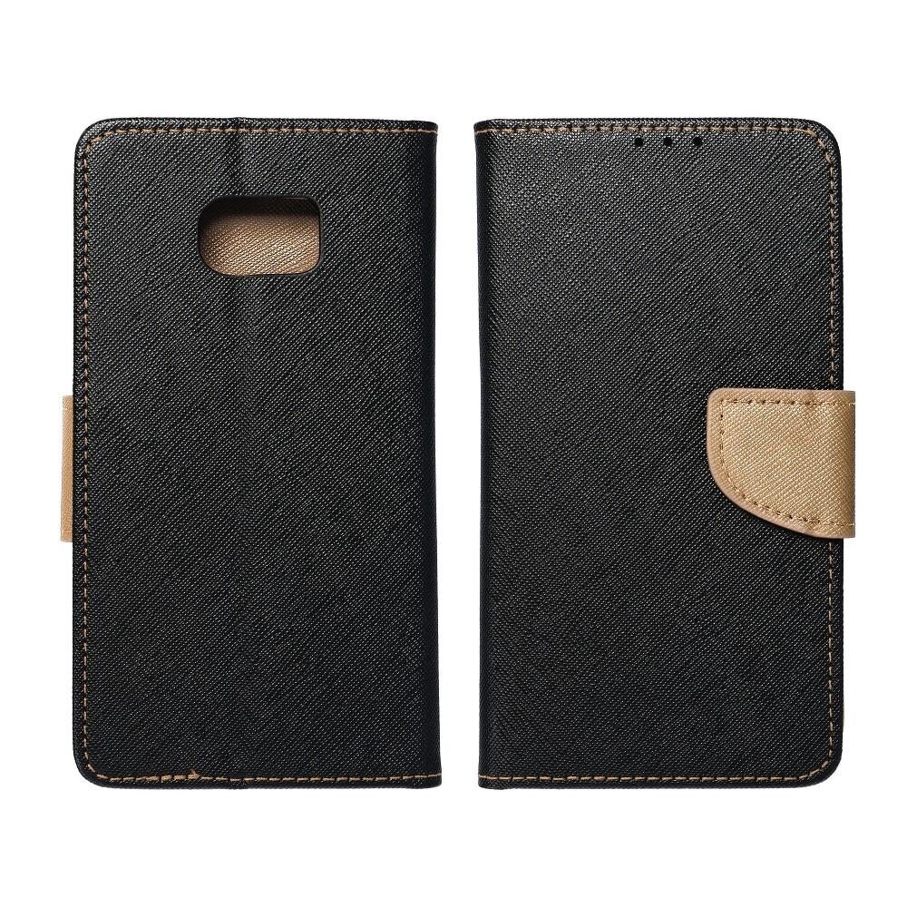 Book case for SAMSUNG A22 5G black / gold цена и информация | Telefonu vāciņi, maciņi | 220.lv