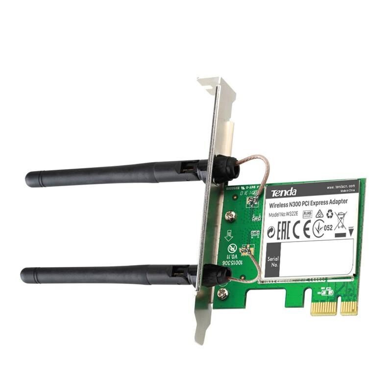 Tenda W322E network card Internal WLAN 300 Mbit/s цена и информация | Adapteri un USB centrmezgli | 220.lv
