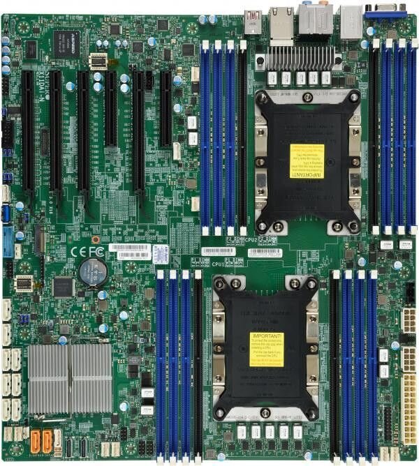 Supermicro X11DAi-N Intel® C621 LGA 3647 (Socket P) Extended ATX cena un informācija | Mātesplates | 220.lv