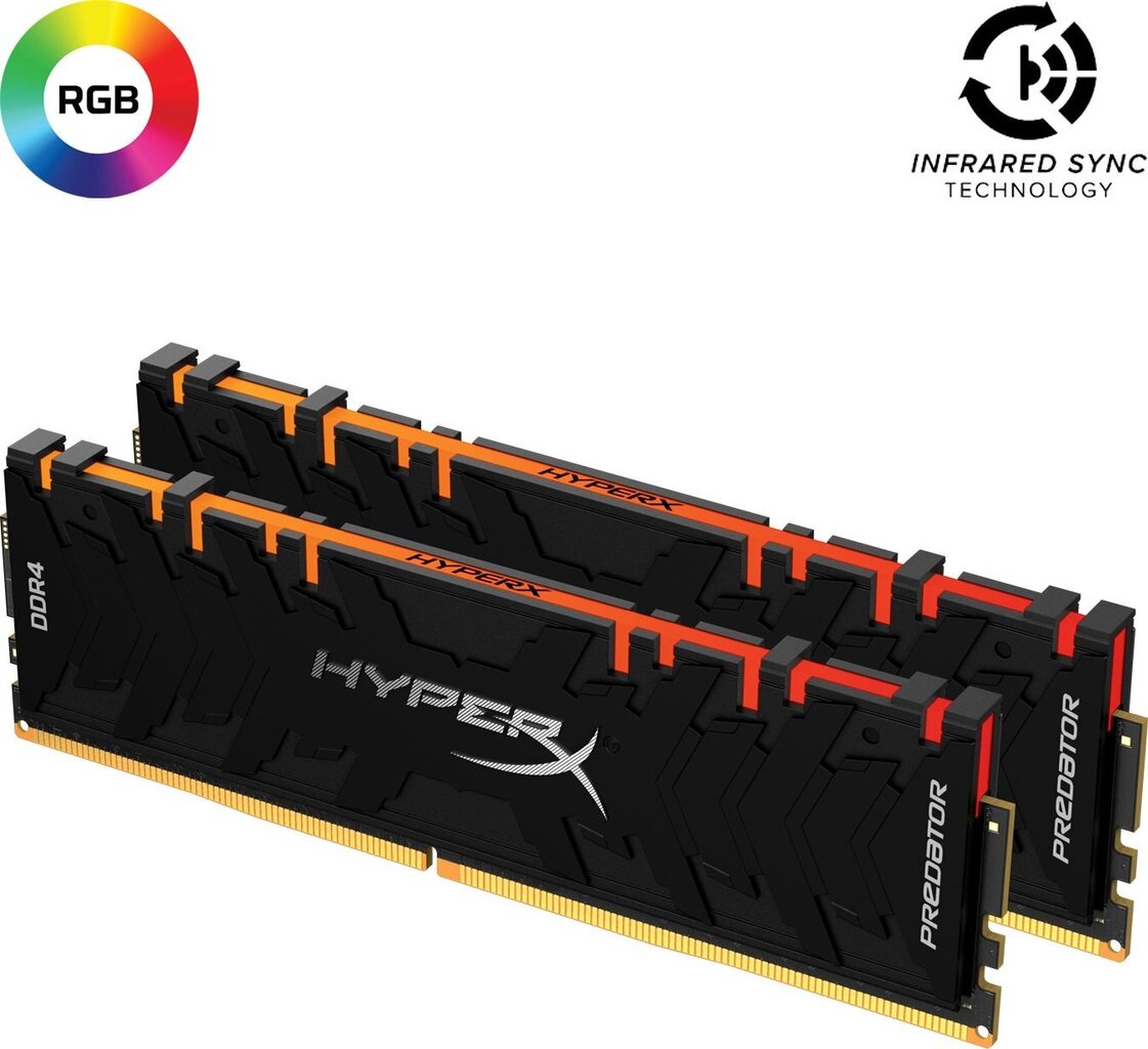 HyperX Predator HX436C17PB3AK2/32 memory module 32 GB 2 x 16 GB DDR4 3600 MHz цена и информация | Operatīvā atmiņa (RAM) | 220.lv