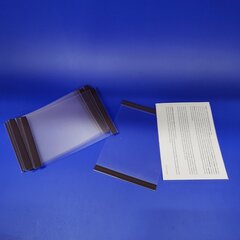 Пластиковый вертикальный карман на магнитном скотче, А6 цена и информация | Канцелярия | 220.lv