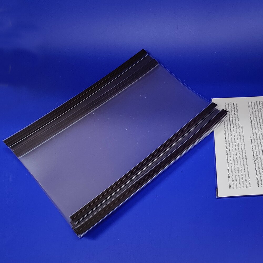 Plastmasas horizontālā kabatiņa ar magnētisko lenti, A5 cena un informācija | Kancelejas preces | 220.lv