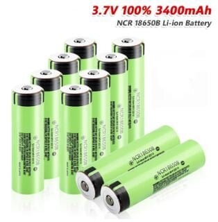akumulatora baterija 18650, 3400 mAh 3.7V cena un informācija | Baterijas | 220.lv