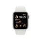 Apple Watch SE GPS 44mm Silver Aluminium Case with White Sport Band - Regular 2nd Gen - MNK23EL/A cena un informācija | Viedpulksteņi (smartwatch) | 220.lv