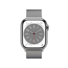 Apple Watch Series 8 41mm Silver Stainless Steel/Silver Milanese Loop цена и информация | Смарт-часы (smartwatch) | 220.lv