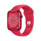 Apple Watch Series 8 45mm Red Aluminum/Red Sport Band cena un informācija | Viedpulksteņi (smartwatch) | 220.lv