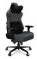 Datora krēsls Yumisu 2053 spēlētājiem, auduma polsterējums, pelēks-melns cena un informācija | Biroja krēsli | 220.lv