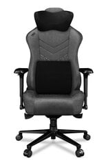 Datora krēsls Yumisu 2053 Cloud Black spēlētājiem, auduma polsterējums, gaiši pelēks-melns цена и информация | Офисные кресла | 220.lv