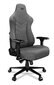 Datora krēsls Yumisu 2053 Cloud Black spēlētājiem, auduma polsterējums, gaiši pelēks-melns cena un informācija | Biroja krēsli | 220.lv