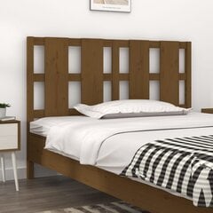 Изголовье кровати, 125,5x4x100 см, коричневое цена и информация | Кровати | 220.lv