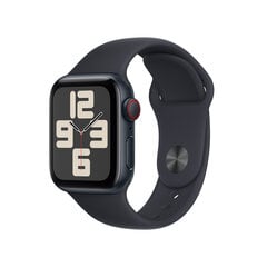 Apple Watch SE GPS + Cellular 40mm Midnight Aluminium Case with Midnight Sport Band - Regular 2nd Gen - MNPL3EL/A cena un informācija | Viedpulksteņi (smartwatch) | 220.lv