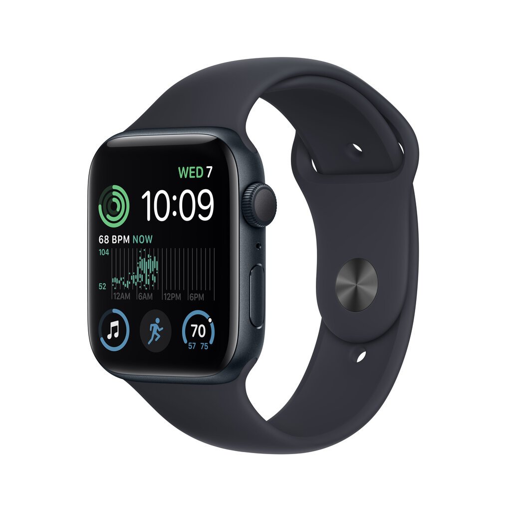 Apple Watch SE GPS + Cellular 40mm Midnight Aluminium Case with Midnight Sport Band - Regular 2nd Gen - MNPL3EL/A цена и информация | Viedpulksteņi (smartwatch) | 220.lv