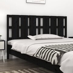 Изголовье кровати, 185,5x4x100 см, чёрное цена и информация | Кровати | 220.lv
