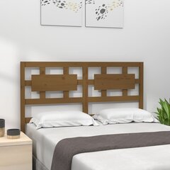 Изголовье кровати, 125,5x4x100 см, коричневое цена и информация | Кровати | 220.lv