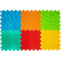Комплект ортопедических ковриков "Puzzle Mega Mix 6", Ortek цена и информация | Развивающие коврики | 220.lv